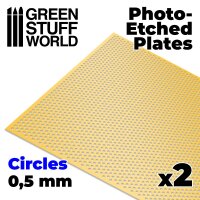 Green Stuff World - Photo-etched Plates - Small Circles