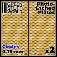 Green Stuff World - Photo-etched Plates - Medium Circles