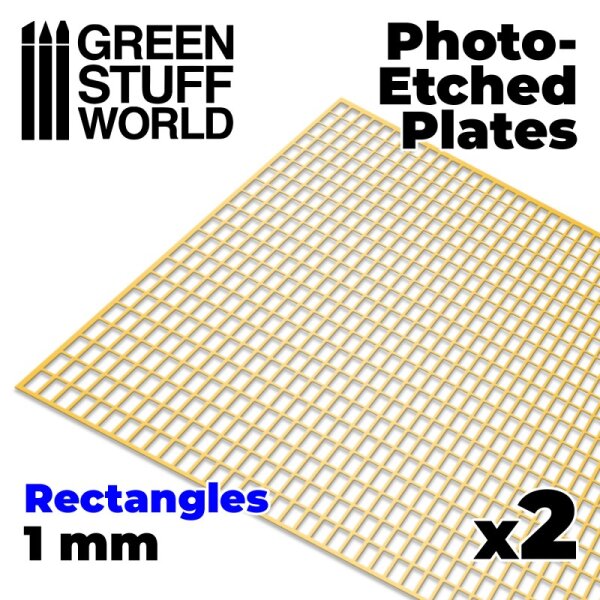 Green Stuff World - Photo-etched Plates - Large Rectangles