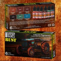 Green Stuff World - Liquid Pigments Set - Rust