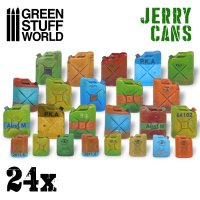 Green Stuff World - 24x Resin Jerry Cans