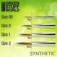 Green Stuff World - GREEN SERIES Synthetic Brush - Size 1