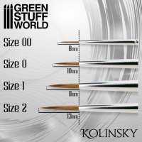 Green Stuff World - SILVER SERIES Kolinsky Brush - Size 1