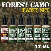 Green Stuff World - Paint Set - Forest Camo