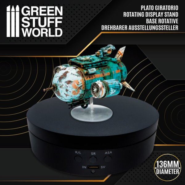 Green Stuff World - Rotating Display Stand 136mm