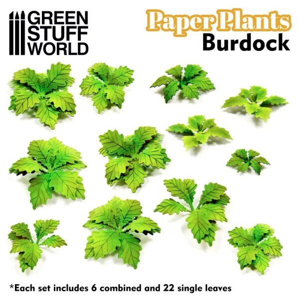 Green Stuff World - Paper Plants - Burdock
