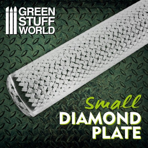 Green Stuff World - Rolling Pin Diamond Plate - Small