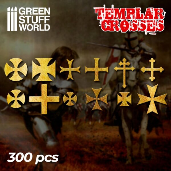 Green Stuff World - Templar Cross Symbols