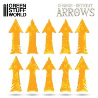 Green Stuff World - Charge and Retreat Arrows - Fluor Orange