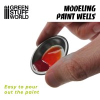 Green Stuff World - Modelling Paint Wells x6