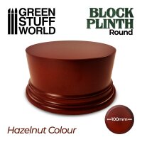 Green Stuff World - Round Block Plinth 10cm - Hazelnut