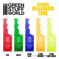 Green Stuff World - Gaming Measuring Tool - Fluor Orange 8 inches