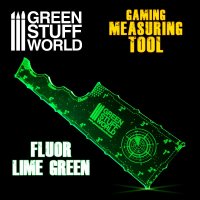 Green Stuff World - Gaming Measuring Tool - Fluor Lime...