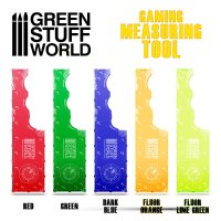 Green Stuff World - Gaming Measuring Tool - Fluor Lime Green 8 inches