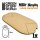 Green Stuff World - MDF Bases - Oval Pill 100x175 mm (Legion)