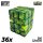 Green Stuff World - 36x D6 12mm Dice - Green Swirl