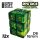 Green Stuff World - 12x D6 16mm Dice - Green Swirl