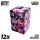 Green Stuff World - 12x D6 16mm Dice - Pink Swirl