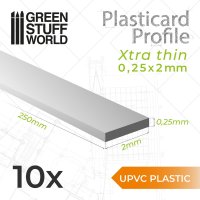 Green Stuff World - uPVC Plasticard - Profile Xtra-thin...
