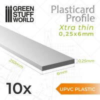 Green Stuff World - uPVC Plasticard - Profile Xtra-thin...