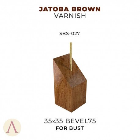 Scale 75 - Jatoba Brown Varnish - 35X35 Bevel 75 Bust