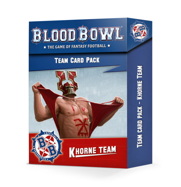 Blood Bowl - Khorne Team Card Pack (Englisch)