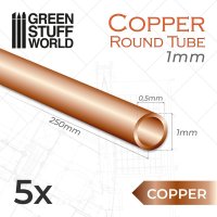 Green Stuff World - Round Copper tube 1mm