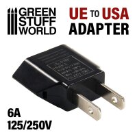 EU-USA plug adapter BLACK