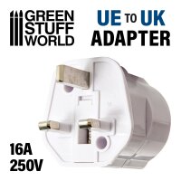 UE-UK plug adapter WHITE