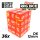 Green Stuff World - 36x D6 12mm Dice - Clear Red/Yellow