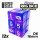 Green Stuff World - 12x D6 16mm Dice - Clear Blue/Purple