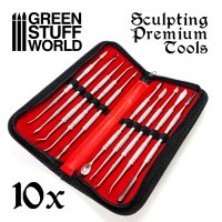 Green Stuff World - 10x Professional Sculpting Tools with...