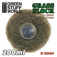 Green Stuff World - Static Grass Flock 9-12mm - Brown...