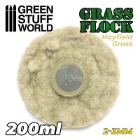 Static Grass Flock 2-3mm - HAYFIELD GRASS - 200 ml