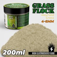 Green Stuff World - Static Grass Flock 4-6mm - HAYFIELD...
