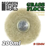 Green Stuff World - Static Grass Flock 9-12mm - HAYFIELD...