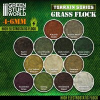 Green Stuff World - Static Grass Flock 4-6mm - SPRING GRASS - 200 ml