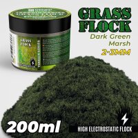 Green Stuff World - Static Grass Flock 2-3mm - DARK GREEN...