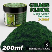 Green Stuff World - Static Grass Flock 2-3mm - DEEP GREEN...