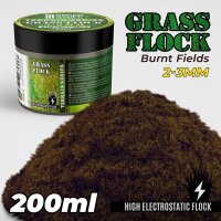 Green Stuff World - Static Grass Flock 2-3mm - BURNT...