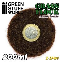 Green Stuff World - Static Grass Flock 2-3mm - BURNT...
