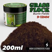 Green Stuff World - Static Grass Flock 9-12mm - BURNT...