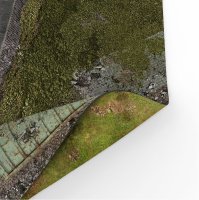 Playmats.eu - Suburbs Two-sided rubber Play Mat - 44x60 inches / 112x152,5 cm