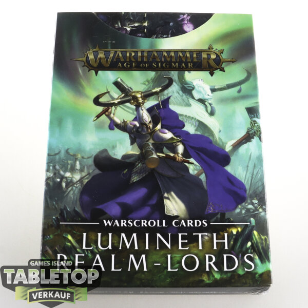 Lumineth Realm Lords - Warscroll Cards 2te Edition (1) - englisch