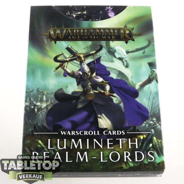 Lumineth Realm Lords - Warscroll Cards 2te Edition (1) - englisch