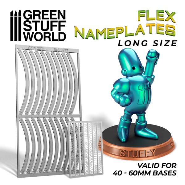 Green Stuff World - NAME PLATES - Long