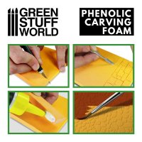 Green Stuff World - Phenolic Carving Foam 4mm - A5 size