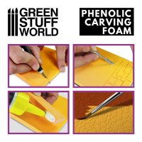 Green Stuff World - Phenolic Carving Foam 10mm - A4 size