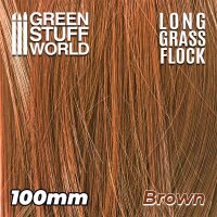Green Stuff World - Long Grass Flock 100mm - Dark Green
