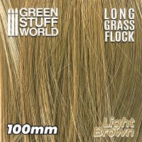 Green Stuff World - Long Grass Flock 100mm - Light Green